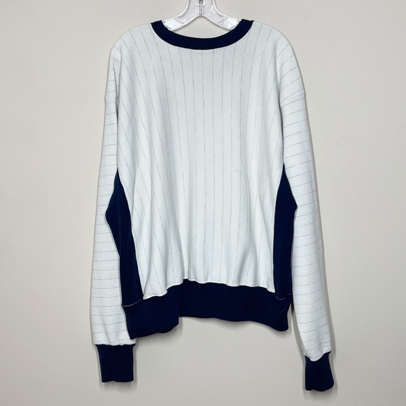 Vintage 90s Georgetown Hoyas Pinstripe Sweatshirt - Picture 2 of 6